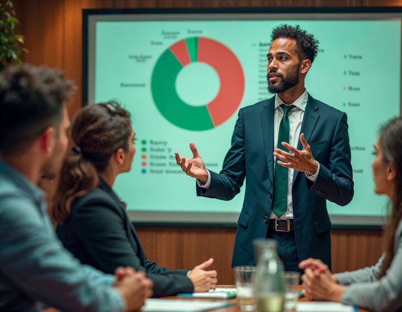 Wealth management planning consultation with professional advisor